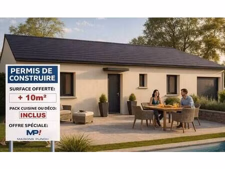 terrain avec maison neuve à vendre