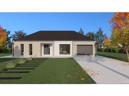 terrain avec maison neuve à vendre