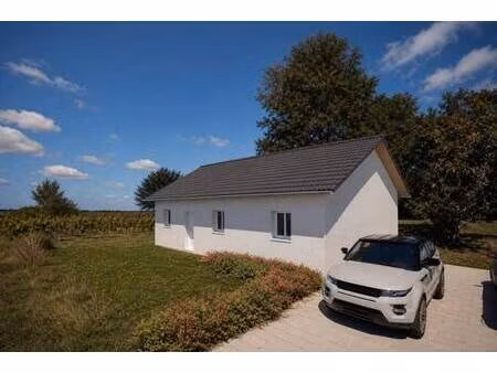 terrain avec maison neuve à vendre