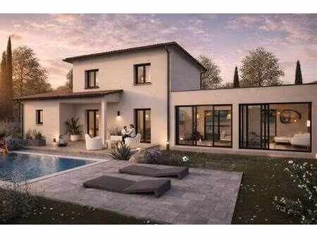 terrain avec maison neuve à vendre