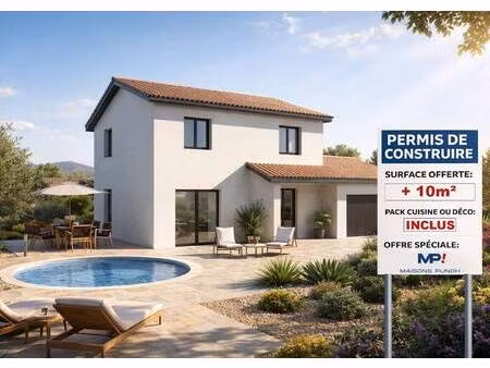 terrain avec maison neuve à vendre