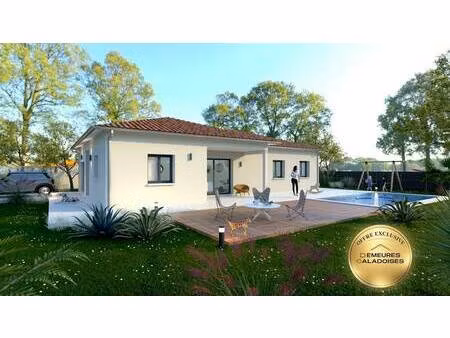 terrain avec maison neuve à vendre