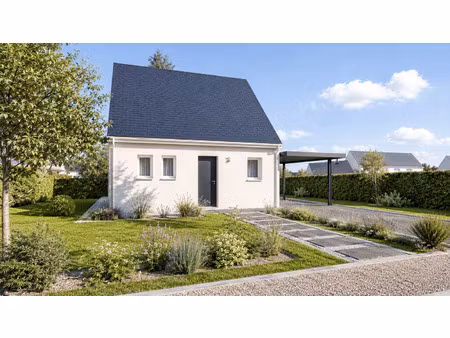 terrain avec maison neuve à vendre