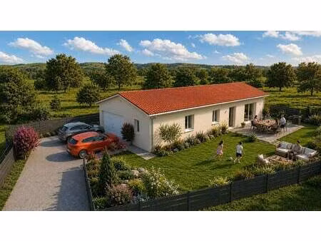 terrain avec maison neuve à vendre