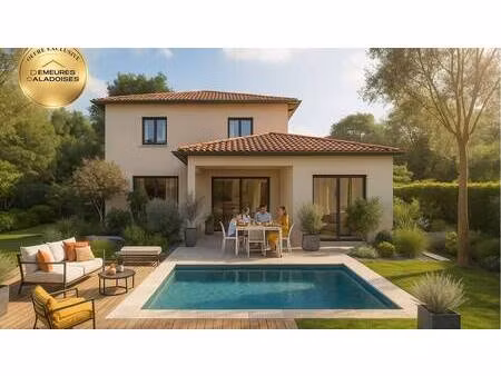 terrain avec maison neuve à vendre
