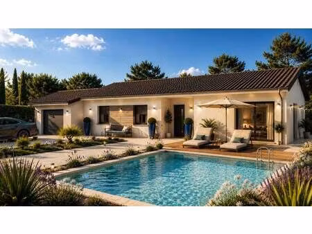 terrain avec maison neuve à vendre