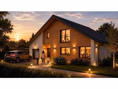 terrain avec maison neuve à vendre