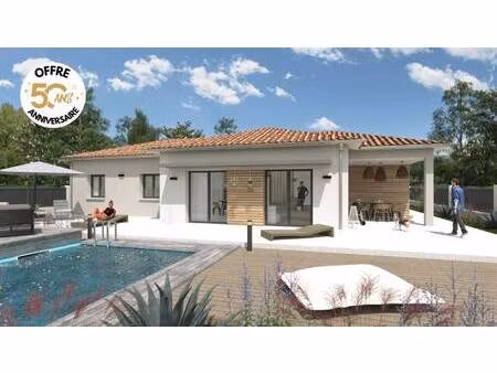 terrain avec maison neuve à vendre