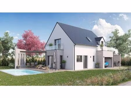 terrain avec maison neuve à vendre