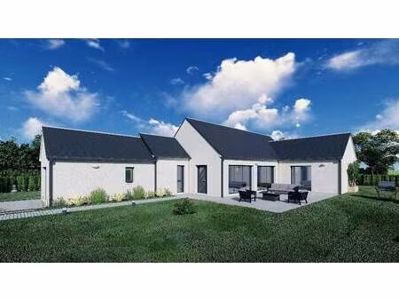 terrain avec maison neuve à vendre