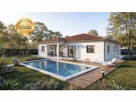terrain avec maison neuve à vendre