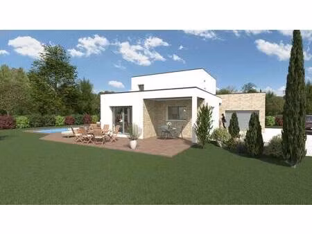 terrain avec maison neuve à vendre