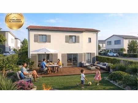 terrain avec maison neuve à vendre