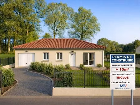 terrain avec maison neuve à vendre