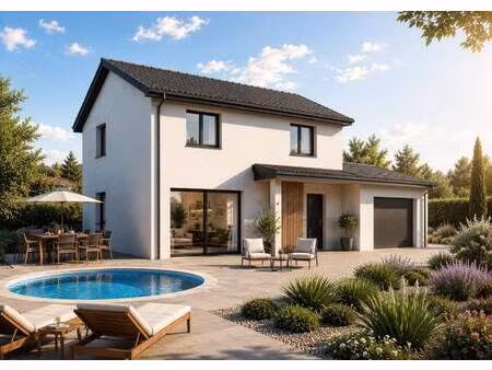 terrain avec maison neuve à vendre