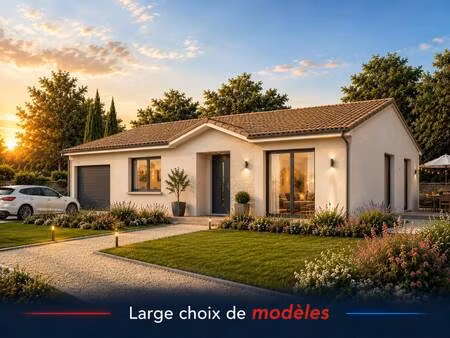 terrain avec maison neuve à vendre