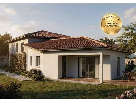 terrain avec maison neuve à vendre