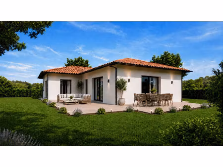 terrain avec maison neuve à vendre