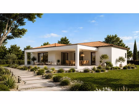 terrain avec maison neuve à vendre