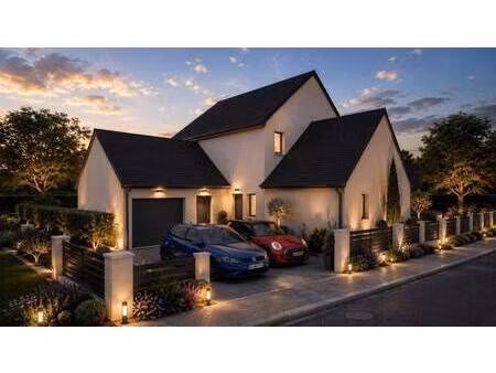 terrain avec maison neuve à vendre