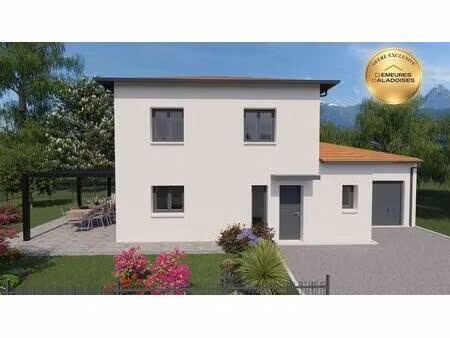 terrain avec maison neuve à vendre