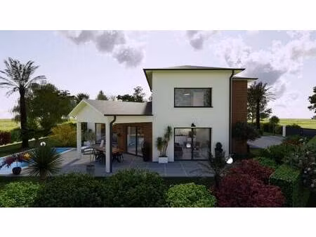 terrain avec maison neuve à vendre