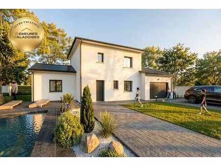 terrain avec maison neuve à vendre