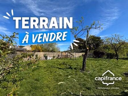 terrain constructible à vendre