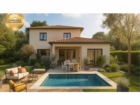 terrain avec maison neuve à vendre