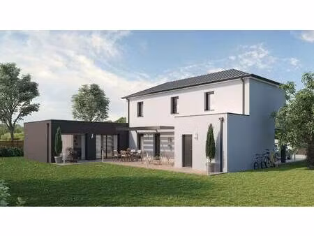 terrain avec maison neuve à vendre