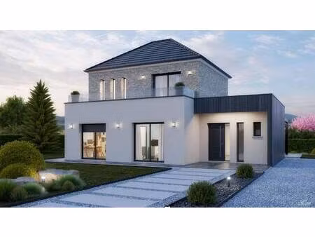 terrain avec maison neuve à vendre