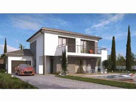 terrain avec maison neuve à vendre