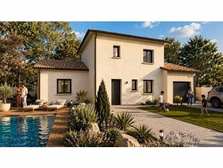 terrain avec maison neuve à vendre