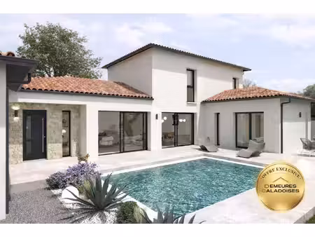 terrain avec maison neuve à vendre