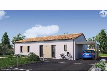 terrain avec maison neuve à vendre