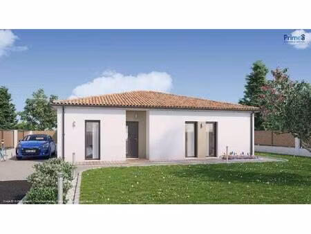 terrain avec maison neuve à vendre