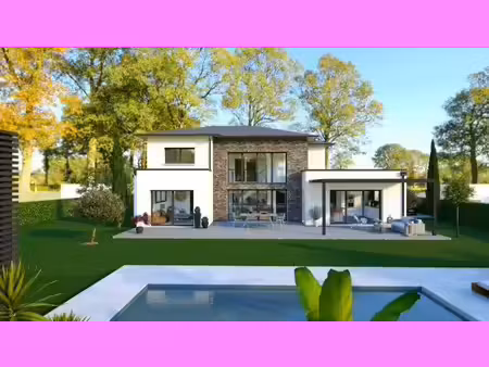 terrain avec maison neuve à vendre