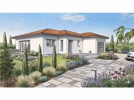 terrain avec maison neuve à vendre