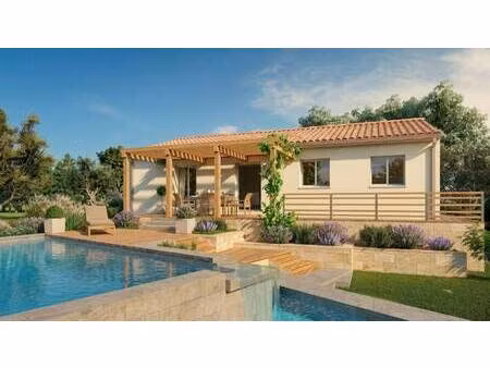 terrain avec maison neuve à vendre