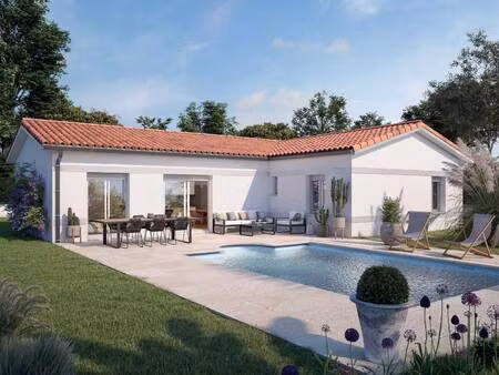 terrain avec maison neuve à vendre