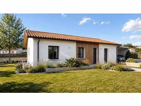 terrain avec maison neuve à vendre