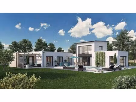 terrain avec maison neuve à vendre