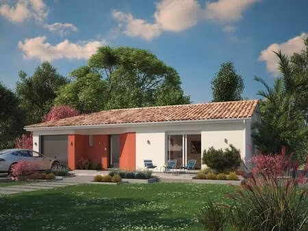 terrain avec maison neuve à vendre