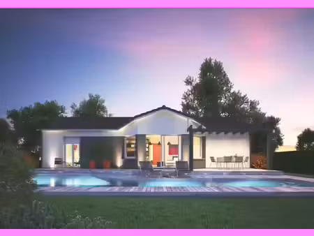 terrain avec maison neuve à vendre