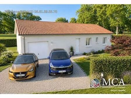 terrain avec maison neuve à vendre