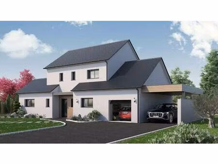 terrain avec maison neuve à vendre
