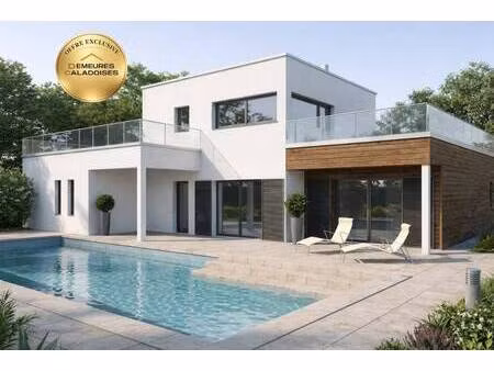 terrain avec maison neuve à vendre