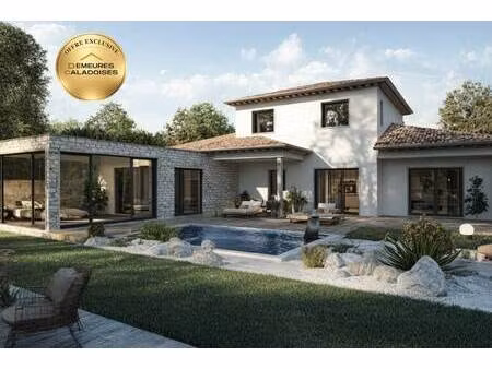 terrain avec maison neuve à vendre