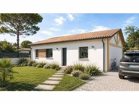 terrain avec maison neuve à vendre