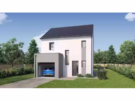 terrain avec maison neuve à vendre